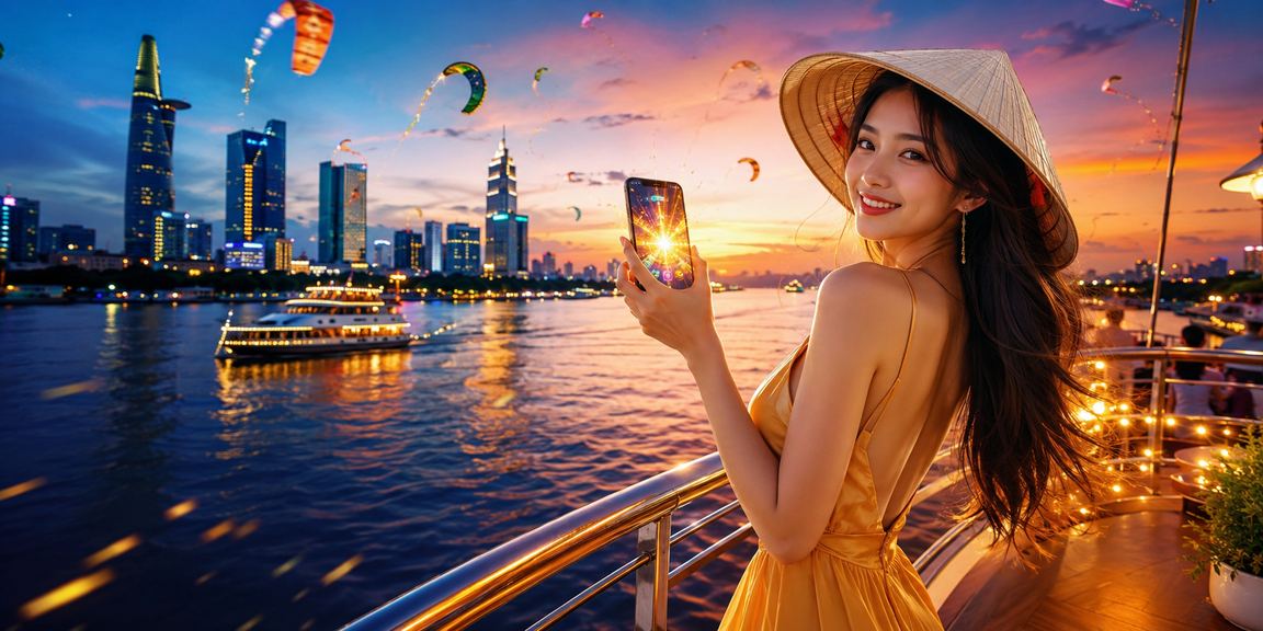 Cá cược di động cho thành viên VIP tại Thành phố Hồ Chí Minh với hình ảnh nón lá đặc trưng